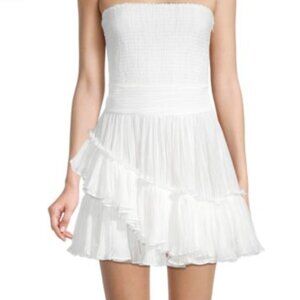 Nikki Strapless Smocked Mini Dress